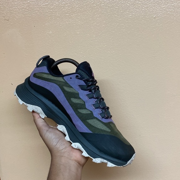 Merrell Moab Speed Floatpro Gore-Tex Trail Sneakers “Purple Green” - Picture 11 of 16